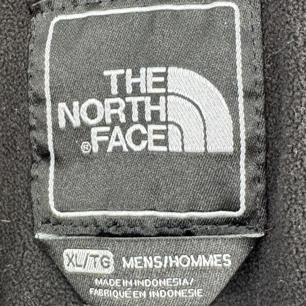 The North Face Fleece Lined Windbreaker Jacket Men's L Black Gorpcore EUC
